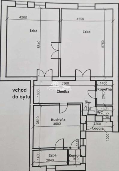 TOP cena - 3-izbový byt na Krivej v centre mesta