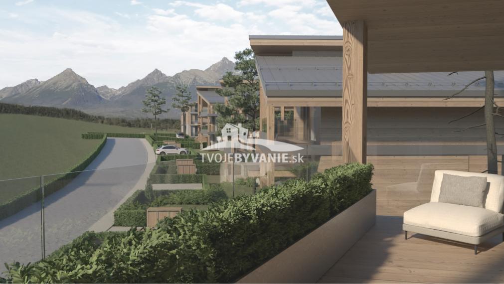 Zelený vŕšok Stará Lesná, 5 dvojdomov, 30 bytových jednotiek