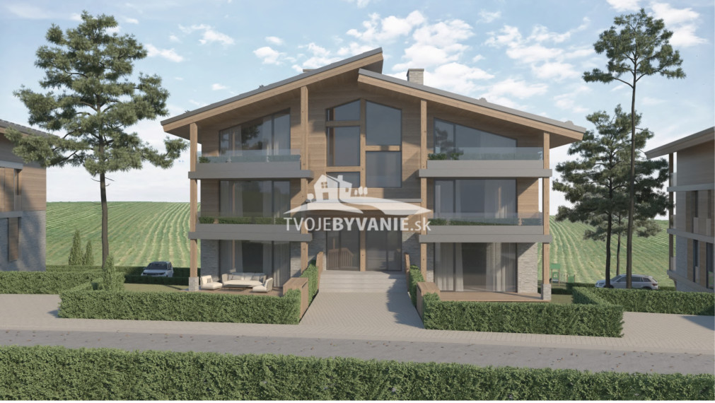 Zelený vŕšok Stará Lesná, 5 dvojdomov, 30 bytových jednotiek