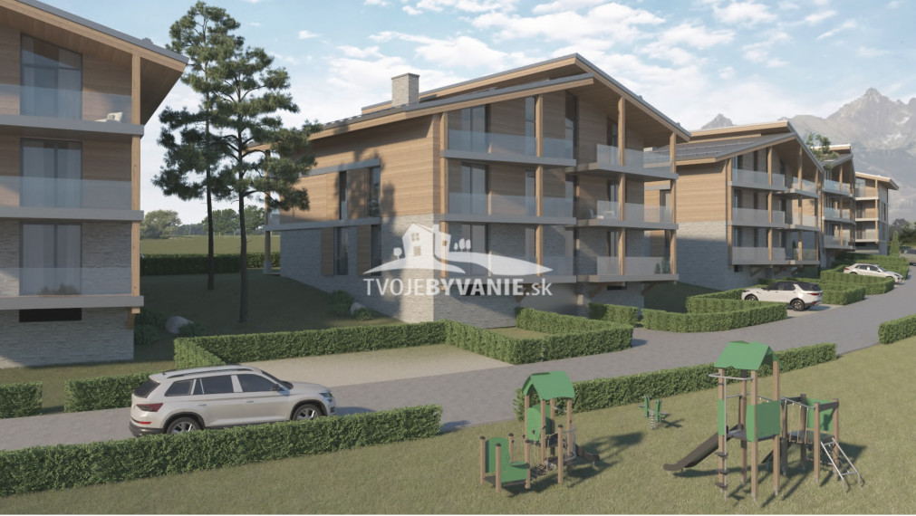 Zelený vŕšok Stará Lesná, 5 dvojdomov, 30 bytových jednotiek