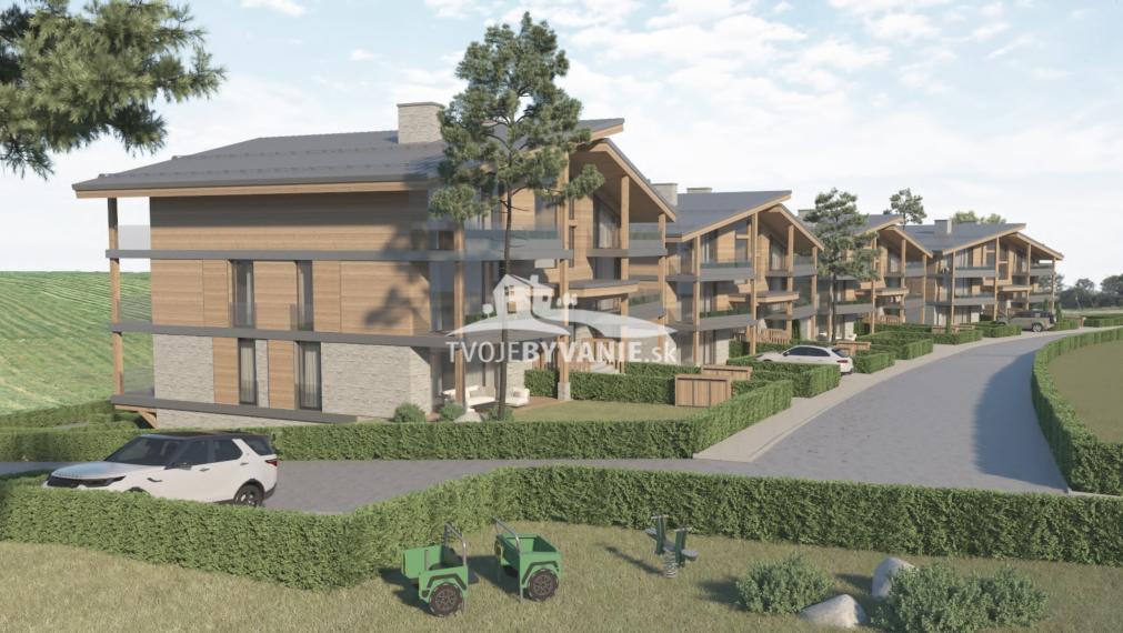 Zelený vŕšok Stará Lesná, 5 dvojdomov, 30 bytových jednotiek