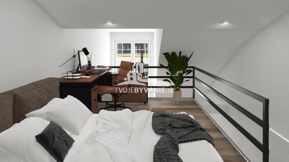 1 izbový apartmán s mezonetom KVP Grunt č. 32