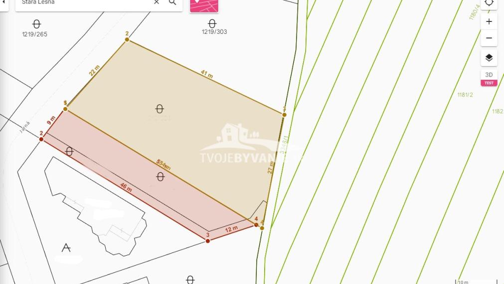 Stavebný pozemok na predaj A31, Zelený vŕšok, Stará Lesná, Vysoké Tatry