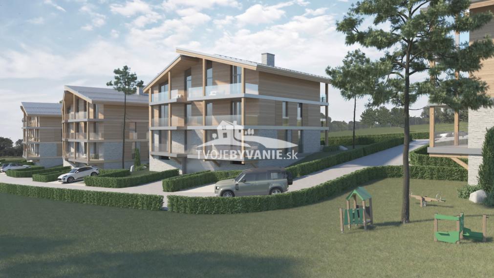 Zelený vŕšok Stará Lesná, 5 dvojdomov, 30 bytových jednotiek