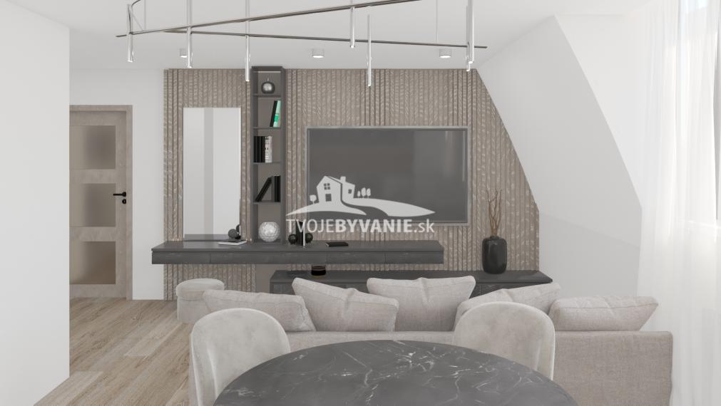 3 izbový byt s loggiou a mezonetom KVP Grunt č. 10