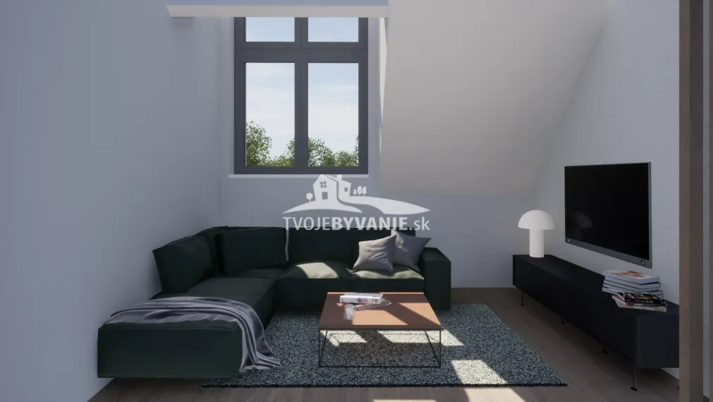1 izbový byt s mezonetom KVP Grunt č. 15