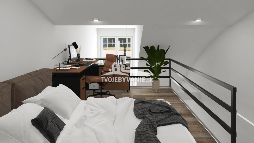 3 izbový byt s loggiou a mezonetom KVP Grunt č. 10