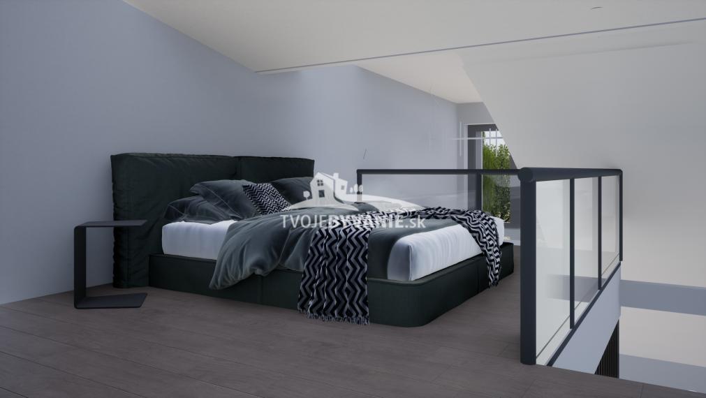 1 izbový byt s mezonetom KVP Grunt č. 13