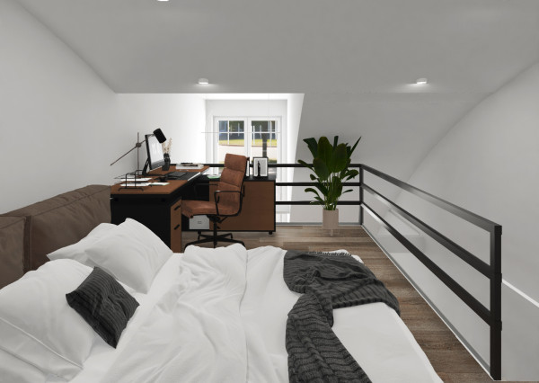 1 izbový byt s mezonetom KVP Grunt č. 32