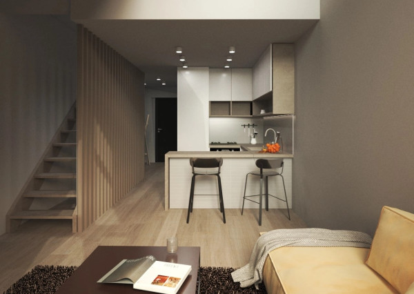 1 izbový apartmán s mezonetom KVP Grunt č. 32